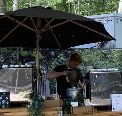 Malthe ved kaffecyklen